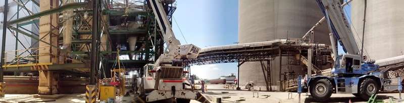 Nidera S.A. / Montaje estructura y secador Geelen