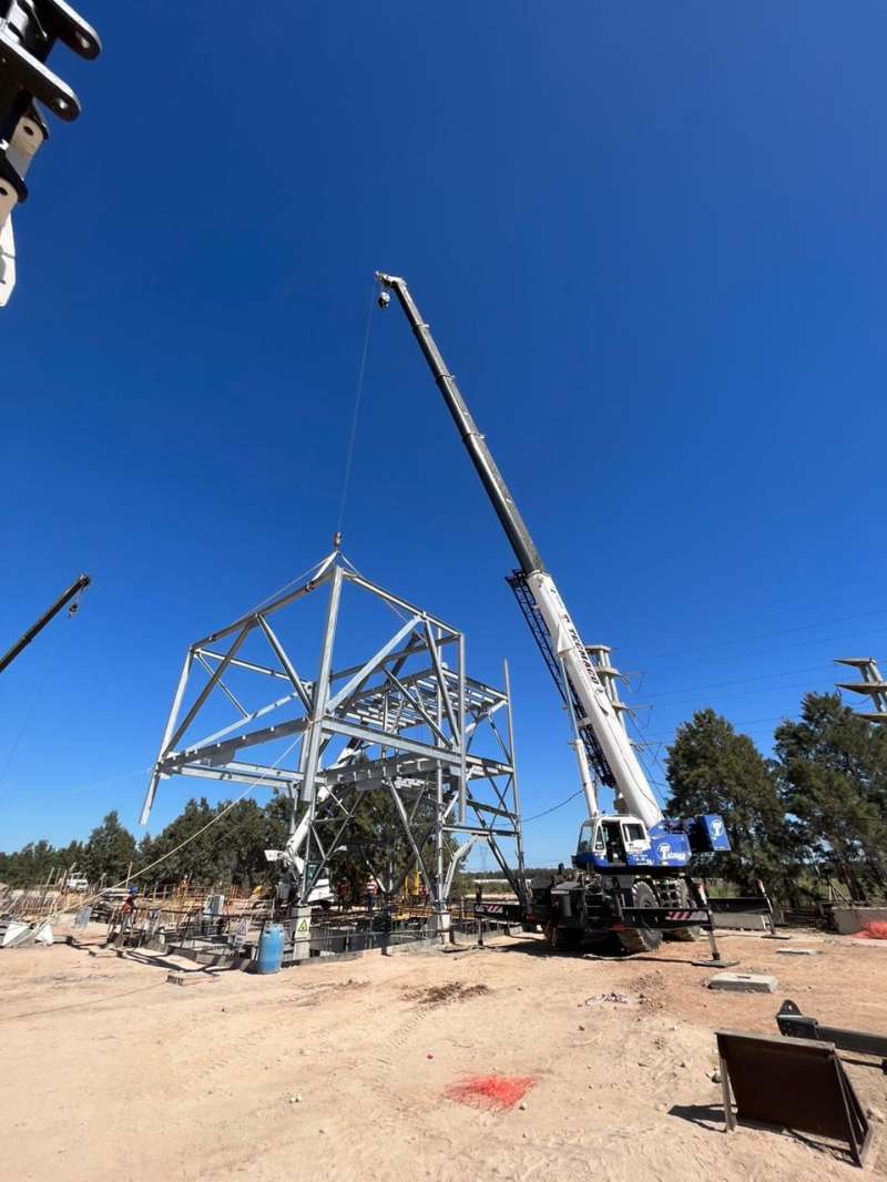 Renova S.A. / Fabricación y Montaje  Estructura complementaria durmiente ferrocarril. 