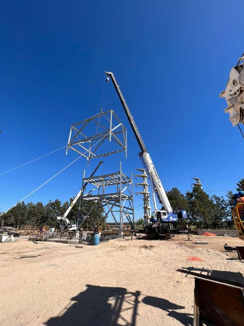 Renova S.A. / Fabricación y Montaje  Estructura complementaria durmiente ferrocarril. 