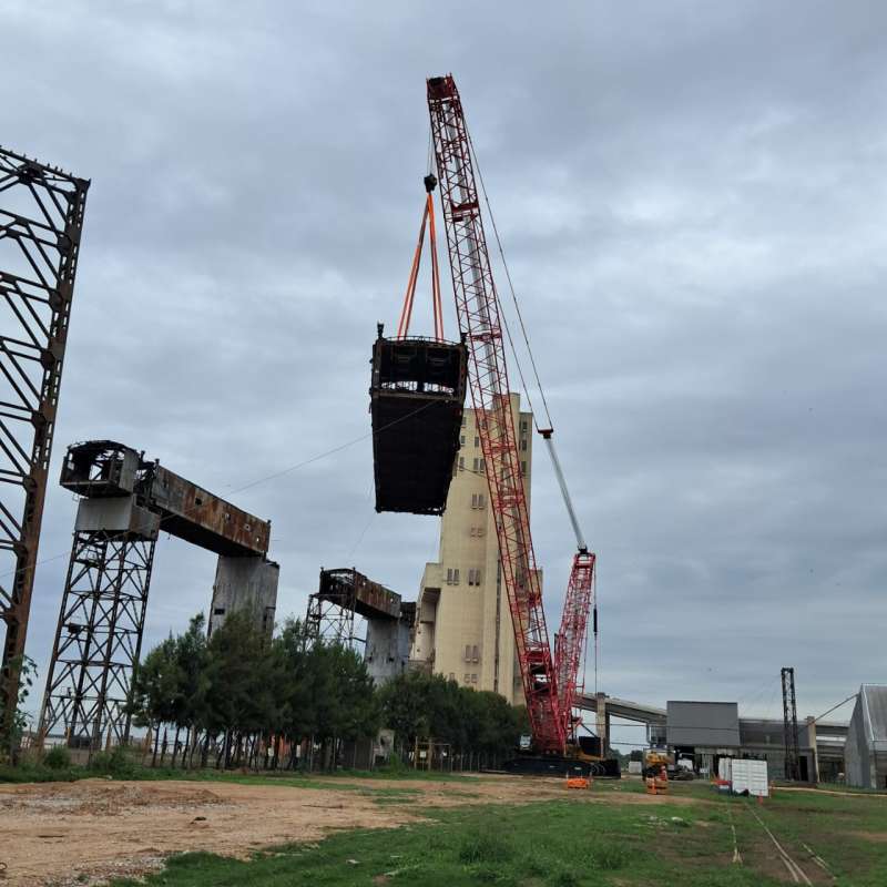 Puerto Rosario – Desmontaje de 11 galerías