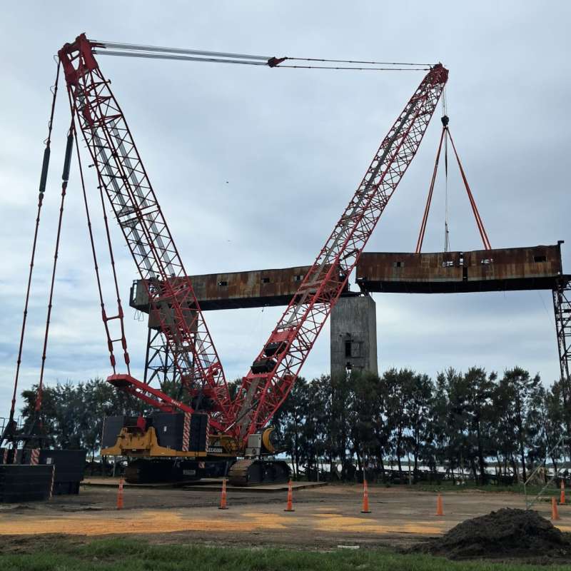 Puerto Rosario – Desmontaje de 11 galerías