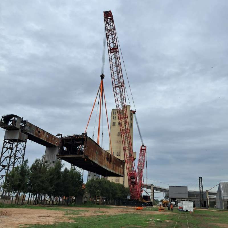 Puerto Rosario – Desmontaje de 11 galerías