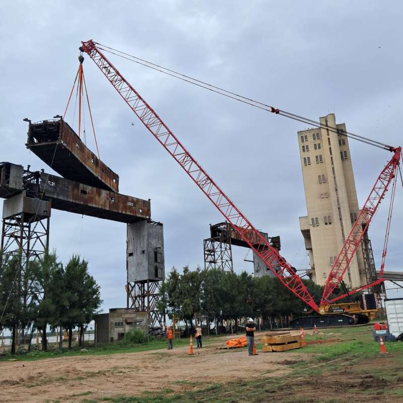 Puerto Rosario – Desmontaje de 11 galerías