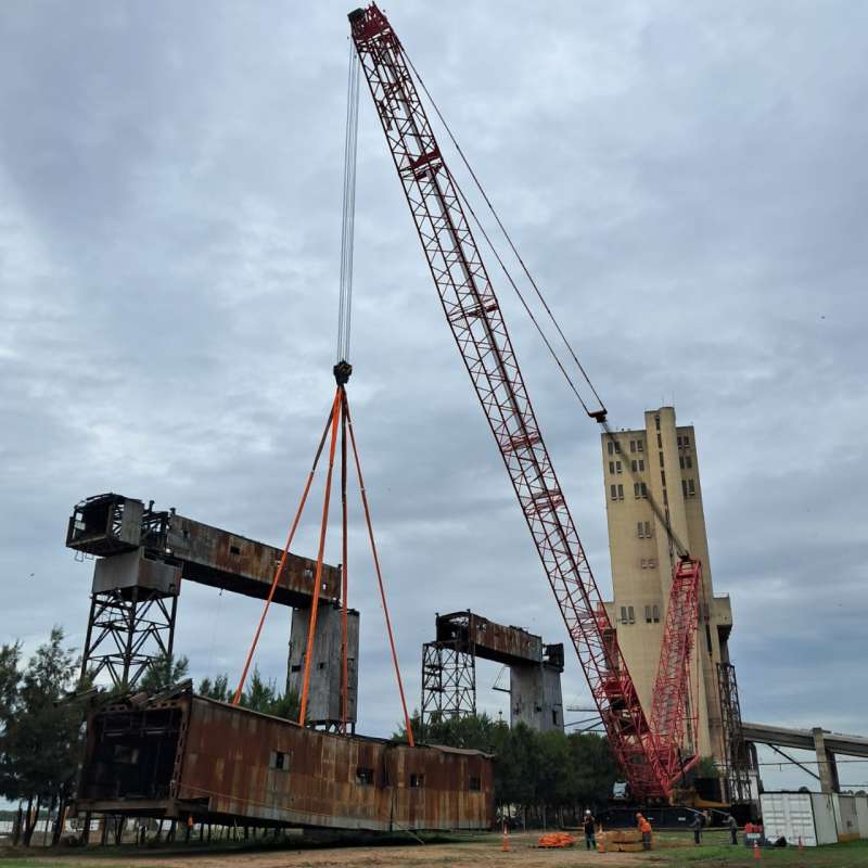 Puerto Rosario – Desmontaje de 11 galerías