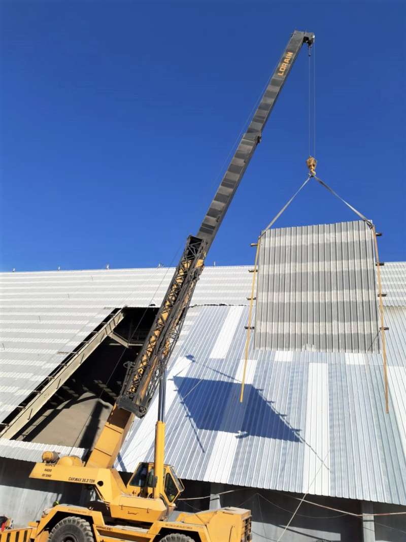 Bunge Argentina S.A. / Reemplazo de cubierta celda 1 de fertilizantes